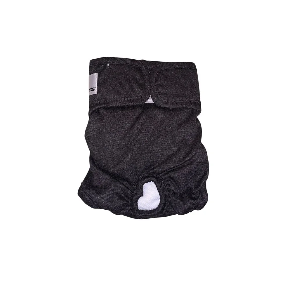 Pet Parents Washable Dog Diapers (3-Pack) Small Black Sustainable